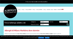 Desktop Screenshot of alberghi-milano-marittima.com